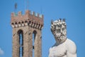 The Fountain of Neptune by Ammannati in Florence, Italy Royalty Free Stock Photo