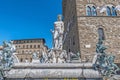 The Fountain of Neptune by Ammannati in Florence, Italy Royalty Free Stock Photo