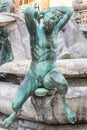 Fountain of Neptune by Bartolomeo Ammannati. Florence, Italy Royalty Free Stock Photo