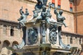 Fountain of Neptune. Bologna. Emilia-Romagna. Italy. Royalty Free Stock Photo