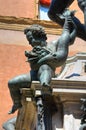 Fountain of Neptune. Bologna. Emilia-Romagna. Italy. Royalty Free Stock Photo