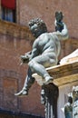 Fountain of Neptune. Bologna. Emilia-Romagna. Italy. Royalty Free Stock Photo