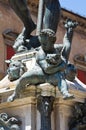 Fountain of Neptune. Bologna. Emilia-Romagna. Italy. Royalty Free Stock Photo