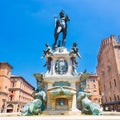 Fountain of Neptune, Bologna, Italy. Royalty Free Stock Photo