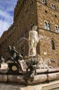 Fountain of Neptune in Florence - Firenze - situated in the Piazza della Signoria