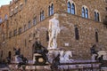 Fountain of Neptune in Florence - Firenze - situated in the Piazza della Signoria