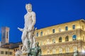 The Fountain of Neptune in Florence, Italy Royalty Free Stock Photo