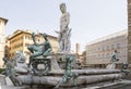 Fountain of Neptune. Florence Royalty Free Stock Photo