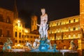 Fountain of Neptune in Florence, Italy Royalty Free Stock Photo