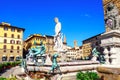 Fountain of Neptune, Florence, Italy Royalty Free Stock Photo