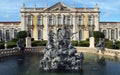 Fountain of Neptune, in the Hanging Garden of the Palace of Queluz, near Lisbon, Portugal