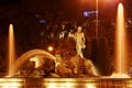 Fountain of Neptune in Madrid, Spain. Royalty Free Stock Photo