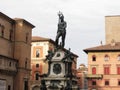 The Fountain of Neptune in Piazza del Nettuno next to Piazza Maggiore, Bologna Italy Royalty Free Stock Photo