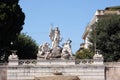 Fountain of Neptune, Piazza del Popolo in Rome