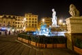 Fountain of Neptune on Piazza della Signoria, Florence Royalty Free Stock Photo