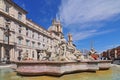 The Fountain of Neptune on Piazza Navona in Rome, Italy Royalty Free Stock Photo