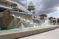 The Fountain at the New Entrance to Hammond Stadium Royalty Free Stock Photo