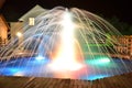 Fountain at night