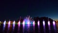 Fountain night show