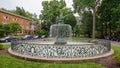 Fountain in Old Louisville - LOUISVILLE. USA - JUNE 14, 2019