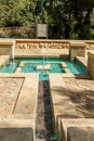 Fountain in Yemin Moshe neighborhood in Jerusalem, Israel Royalty Free Stock Photo