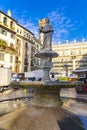 Fountain of Our Lady Verona in Piazza delle Erbe at Verona, Italy Royalty Free Stock Photo