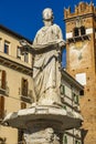 Fountain of Our Lady Verona in Piazza delle Erbe at Verona, Italy Royalty Free Stock Photo