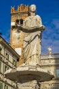 Fountain of Our Lady Verona in Piazza delle Erbe at Verona, Italy Royalty Free Stock Photo