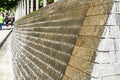 Fountain Over Granite Wall