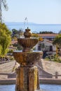 Fountain Pacific Ocean Mission Santa Barbara California