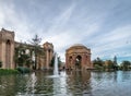 Fountain of the Palace of Fine Arts - San Francisco, California, USA Royalty Free Stock Photo