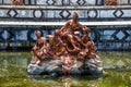 Fountain at palace gardens of La Granja de san Ildefons