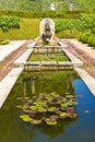 Fountain in Palacio de Cristal Gardens, Porto, Portugal. Royalty Free Stock Photo