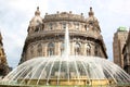 Fountain and Palazzo della Borsa Valori, Genoa