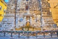 The fountain of Pallata Tower, Brescia, Italy