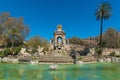 Fountain of Parc de la Ciutadella in Barcelona, Spain Royalty Free Stock Photo