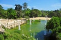 Fountain of Parc de la Ciutadella in Barcelona Royalty Free Stock Photo