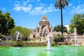 Fountain of Parc de la Ciutadella in Barcelona, Spain Royalty Free Stock Photo