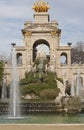 Fountain in Parc de la Ciutadella, Barcelona Royalty Free Stock Photo