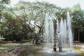 Fountain in the park Royalty Free Stock Photo