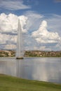 Fountain Park Lake, Fountain Hills,Arizona Royalty Free Stock Photo