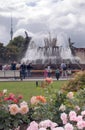 Fountain in the park of VDNKH, Moscow Royalty Free Stock Photo