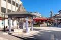 Fountain on the pedestrian Boulevard Barbarossa, Kusadasi, Turkey