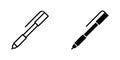 Fountain pen icon. Pen vector illustration Royalty Free Stock Photo