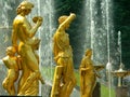 Fountain in Petrodvorets Royalty Free Stock Photo