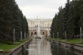 Fountain in Petrodvorets Royalty Free Stock Photo