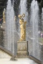 Fountain in Petrodvorets (Pete Royalty Free Stock Photo
