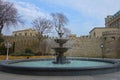 Fountain in Philarmonic gardens of Baku, Azerbaijan