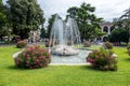 The Fountain in Piazza Bra - Verona, Italy. Royalty Free Stock Photo