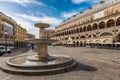 Fountain on the Piazza delle Erbe in Padova, Italy Royalty Free Stock Photo